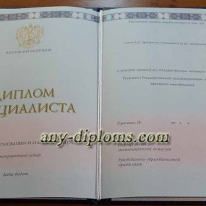 Диплом специалиста 2014-2017 год (Москва)