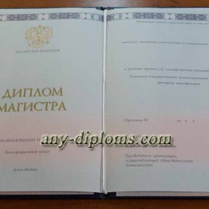 Диплом магистра 2014-2017 год (Москва)